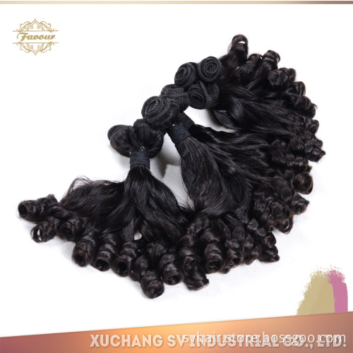 Hot Sale 8A Double Drawn Spring Curl Peruvian Funmi Hair Extension
